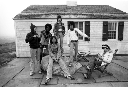 The Rolling Stones at Andy Warhol's Montauk estate