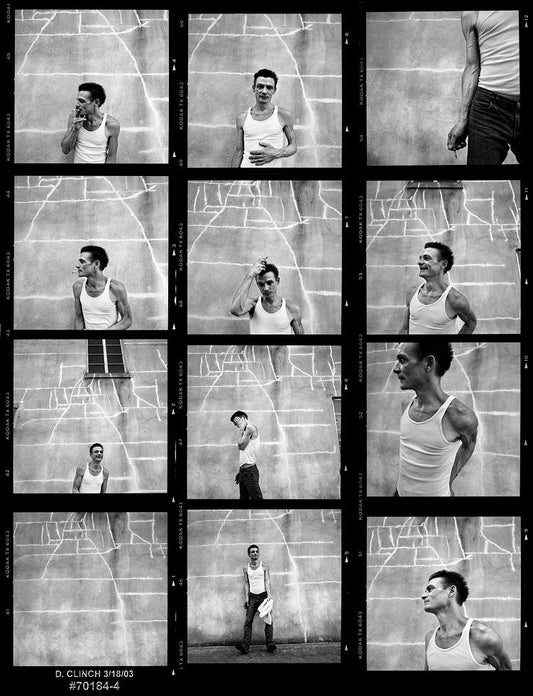Chris Whitley Contact Sheet, Austin, TX, 2003 - Morrison Hotel Gallery