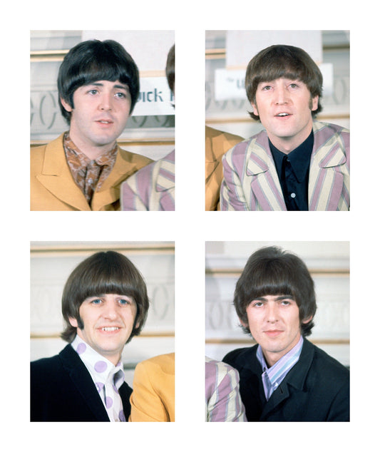 The Beatles 4-Up Montage, Shea Stadium Concert Press Conference, New York, 1966 - Morrison Hotel Gallery